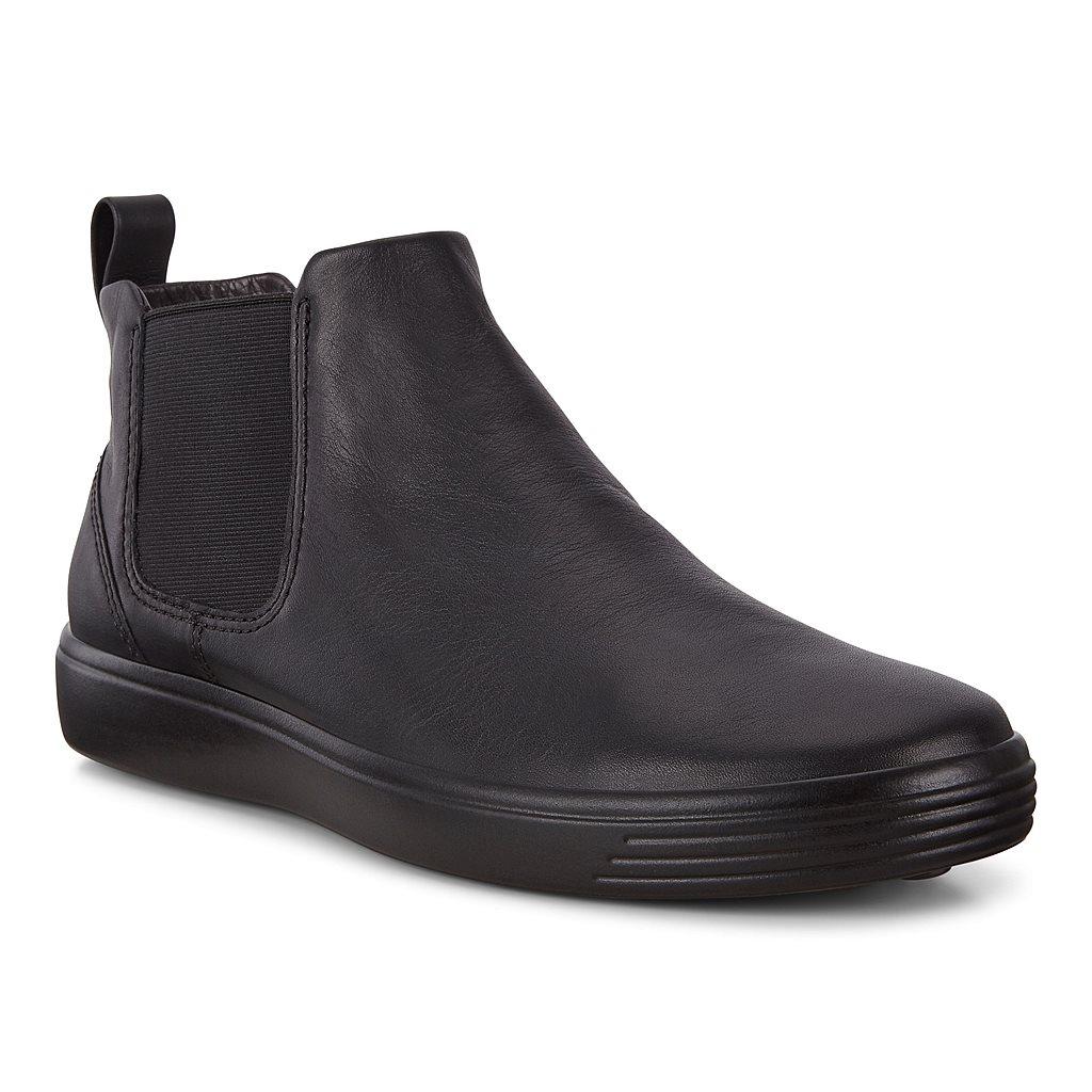 Ecco Soft 7 Mens Ankle Boots In Black Outlet - India NXB-356840